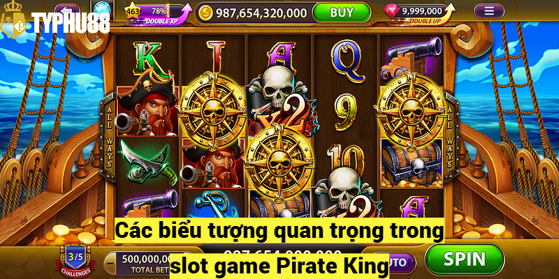 Các biểu tượng quan trọng trong slot game Private King